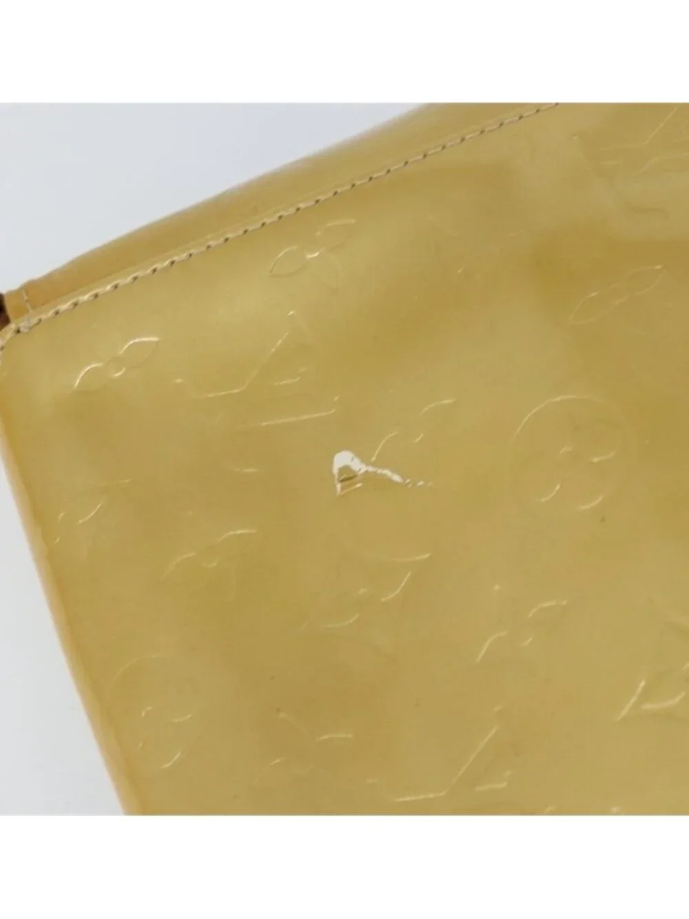 Authentic LOUIS VUITTON Monogram Vernis Thompson Street Bag Beige M91301 LV
